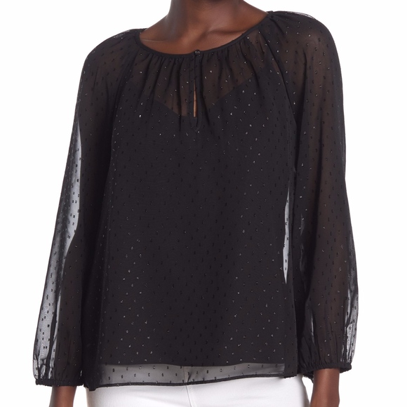 J. Crew Tops - NWT J Crew Point Sur Long Sleeve Chiffon Blouse